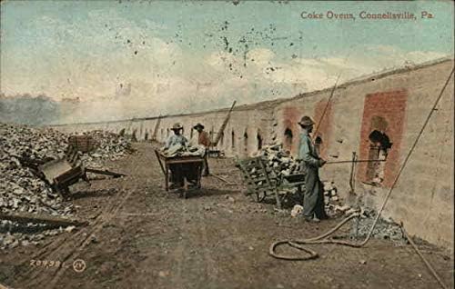 Koke pećnice Connellsville, Pennsylvania PA Originalna antička razglednica 1911