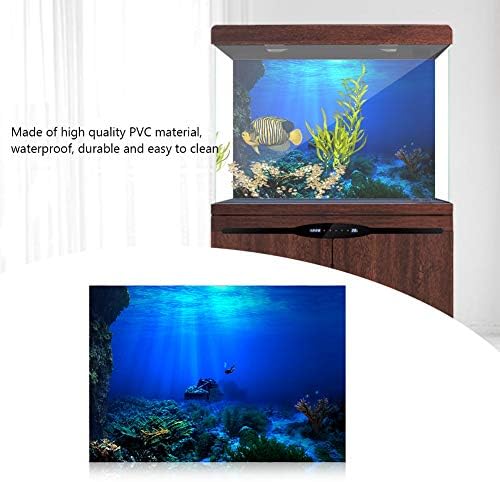 Meiyya 3D pozadina akvarija 75 galona rezervoar, akvarijum Poste akvarijum pozadina akvarija pozadina Poster 3D efekat ljepljivi Poster Seaworld za dekoraciju akvarijuma