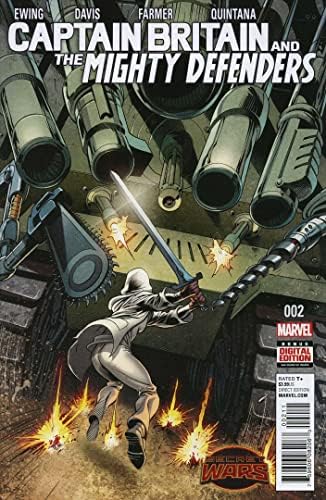 Kapetan Britanija i moćni branioci 2 VF / NM ; Marvel comic book / tajni ratovi