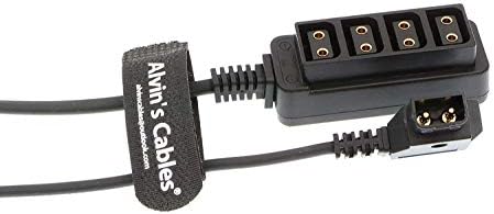 ALVIN-ovi kablovi D-Tap razdjelnik kabl D-Dodirnite muški do 4 port DTAP ženski adapter za V-mount fotoaparat