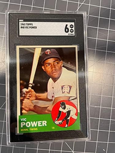 1963. Power Minnesota Twins Baseball Card SGC 6 Ex / MT ??? - Bejzbol kartice za ublažavanje