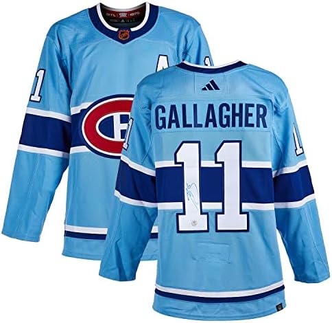 Brendan Gallagher potpisao Montreal Canadiens Retro Retro 2.0 Adidas Jersey - autogramirani NHL dresovi