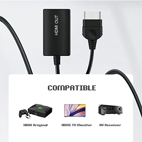 TNP Xbox HDMI adapter, HDMI kabl za Xbox One Converter Link priključak Kompatibilan sa originalnom Xbox konzolom za HD televizore, monitore i projektore