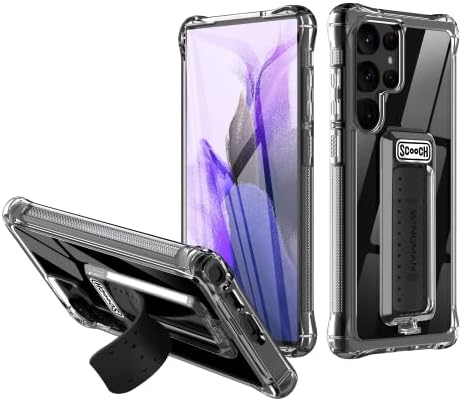 Scooch Samsung Galaxy S23 ultra sa postoljem [Wingman] sa 100 $ pokrivenost, 5-u-1 Samsung Galaxy S23 Ultra