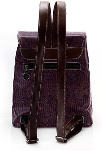 VBFOFBV ruksak za laptop, elegantan putni ruksak casual paketa ramena torba za muškarce, japanska tamna boja umjetnost apstraktna cvijeća vintage