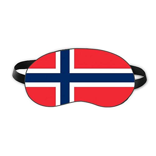 Norveška Nacionalna zastava Europa Država Sleep Shield Shield Soft Night Poklopac za sjenilo