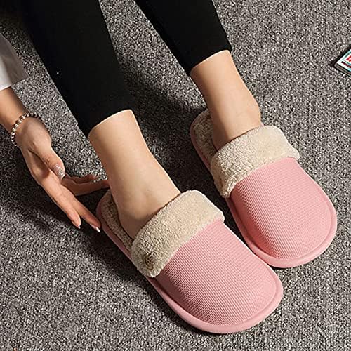 Ženske Fuzzy Foam House papuče ženske papuče za žene muške tople cipele meke plišane kućne papuče japanke
