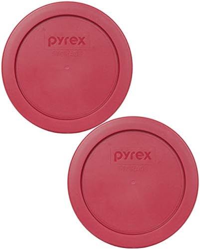 Pyrex 7200-PC Berry Red Plastični poklopci za skladištenje hrane-2 Pakovanje proizvedeno u SAD-u