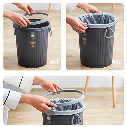 Kyusar kanta za smeće kanti smeće može sa ručkom, veliki kapacitet smeće može otmjene kupatilo za kupaonicu ured za spavaću sobu kuhinju kante za recikliranje