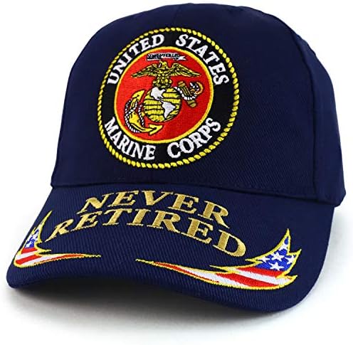 Armycrew zvanično licencirana vezena pamučna bejzbol kapa veterana američkog marinskog korpusa