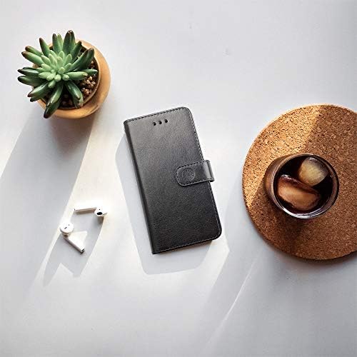 Shields up Galaxy S9 torbica za novčanik, [odvojiva] magnetna torbica za novčanik, izdržljiva i tanka, lagana sa utorima za kartice / gotovinu, naramenicom, [veganska koža] navlakom za Samsung Galaxy S9-Crna