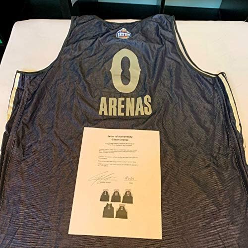Gilbert Arenas Autentific 2007 All Star Game Iastočni konferencijski dres sa COA - NBA igra rabljeni dresovi