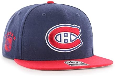 '47 Montreal Canadiens Stara vremena Hokej se sigurno snimao snapback kapu Podesivi mornaricu / crvena