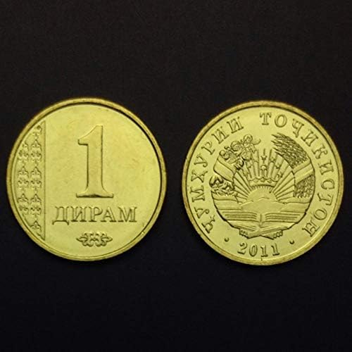 Tadžikistan 1 Dirham Coin 2011 Necrnuo je KM35