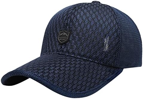 Mrežaste bejzbol kape za muškarce žene brzo sušno ljeto Tata šešir klasični običan šešir niskog profila
