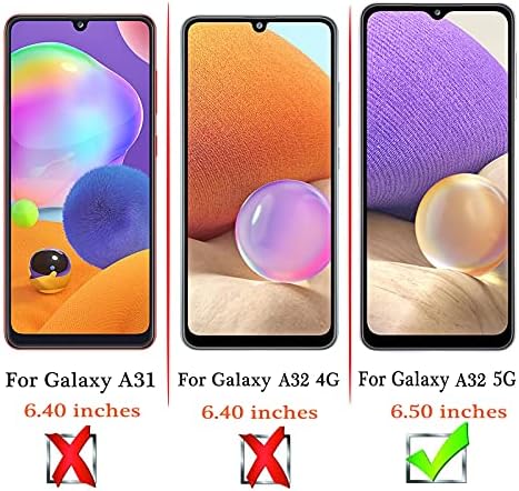 beukei kompatibilan za Samsung Galaxy A32 5G kaljeno staklo za zaštitu ekrana, osetljivo na dodir,pogodno