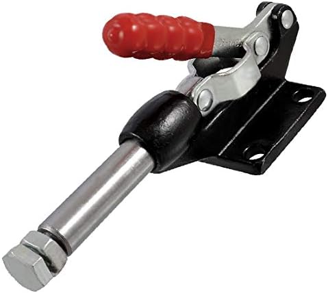 X-dree 304E 42mm Plinoger Strok Crvena ručka Push Tip Toggle Clamp 386kg 851 lbs (304E 42 mm Plinoger Strok