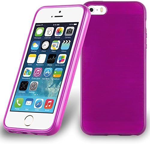 Cadorabo Case kompatibilan sa Apple iPhone 5 / iPhone 5s / iPhone se u ružičastoj boji - otporan na udarce