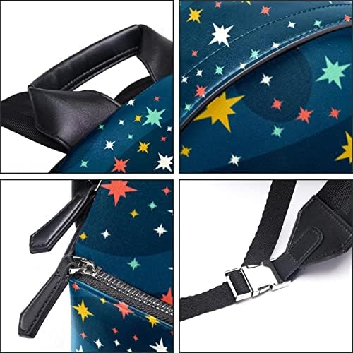 VBFOFBV ruksak za ženske pantalonske bakpa za laptop za žene Putovanje casual torba, šareno zvjezdano nebo