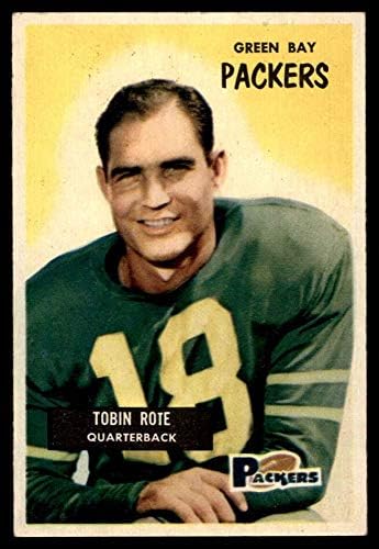 1955 Bowman 74 Tobin Rote Green Bay Packers Ex / MT paketi Riža