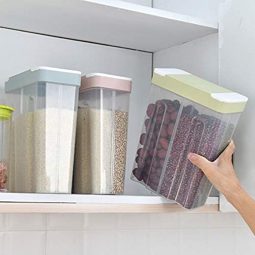 PDGJG kutija za kuhinjske organizatore za hranu plastična posuda Organizator frižidera zapečaćeni poklopci za hrskava zrna prozirna PP kutija za odlaganje