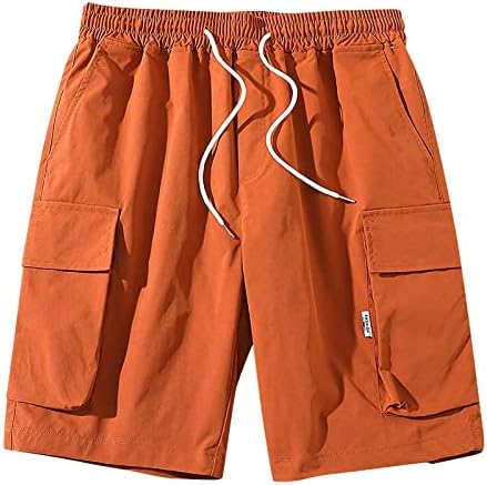Ymosrh muške kratke hlače Ljetni teretni kratke hlače labave povremene multi-džepne kratke hlače za muškarce