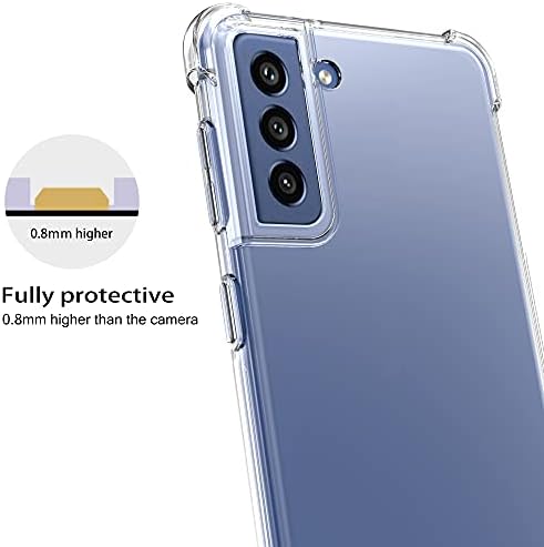 Case Arae za Samsung Galaxy S21 FE, premium mekan i fleksibilan TPU [otporan na telefon] Telefonska futrola