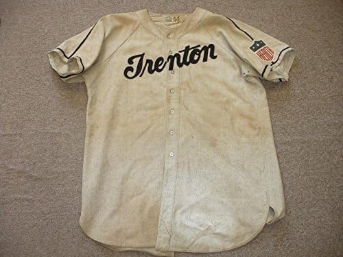 1942-1944 Trenton Packers Manron League Baseball Game Polovni Flannel Jersey- 19 - MLB Igra polovna dresovi