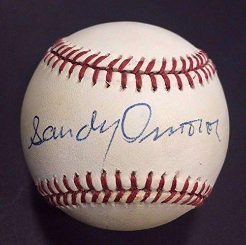 Sandy Amoros potpisao 1955. Brooklyn Dodgers WS NL bejzbol rijetka mint auto jsa loa - autogramirani bejzbol