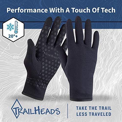 Trailheads Ženske rukavice za trčanje | Rukavice za ekranu osjet na dodir | Power Winter Accessories
