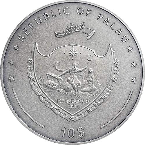 2020 de Poznate bajke Powercoin guska koja je položila zlatno jaje 2 oz Silver Coin 10 $ Palau 2020 Antique
