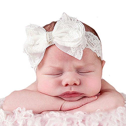 Bloomposh Baby Big Luks trake za glavu čipke trake za kosu mašne za kosu dodatna oprema za djevojčice novorođena