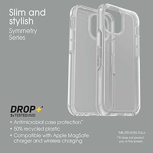 OtterBox iPhone 13 Mini i iPhone 12 Mini Symmetry serija futrola - Clear, ultra-elegantni, bežični punjenje