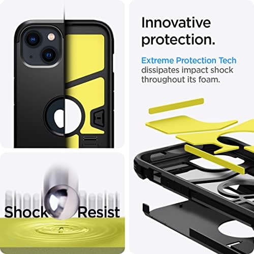 Spigen TOUGH oklop [ekstremna zaštita Tech] Dizajnirana za iPhone 13 mini futrola - crna