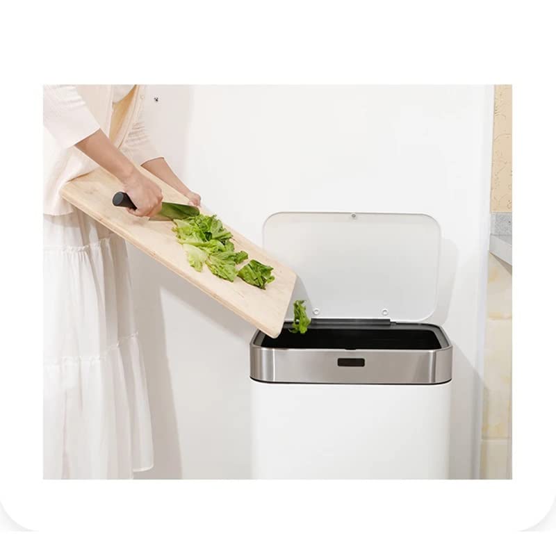 Uxzdx kanta za smeće od nehrđajućeg čelika automatski kuhinjski ormar skladište alati za čišćenje domaćinstva