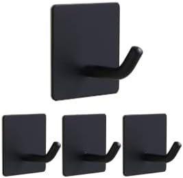 Ljepilo Crni mat zidni kuke za ručnike Kuke za teške uvjete za zidne vješalice Tuš kabine za unutarnju tuš