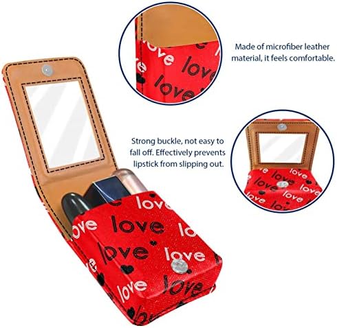 Dan zaljubljenih Love Red Makeup torbicu Lipsense torbica Travel žene Mini prijenosni Chapstick Storage Organizator ruž za usne