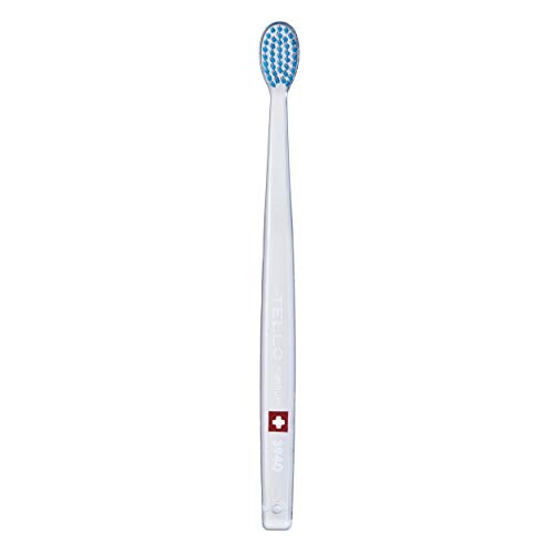 TELLO 3940 Švicarska četkica za zube za odrasle za nežno čišćenje sa ergonomskom ručkom, 6 tačaka