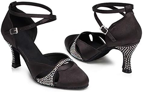 DZZsyim ženske latino plesne cipele za cipele za ballroom, model ycl157