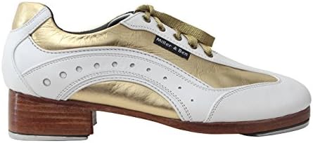 Miller & Ben TAP cipele; SportAp; Bijelo i zlato Profesionalne cipele iz slavine