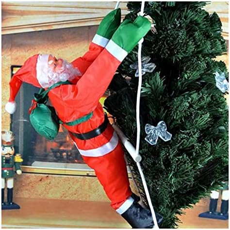 Pifude Božićni ukrasi Santa Claus Penjački stepenice Penjanje uže za božićne privjeske stranke Kućni ukrasi
