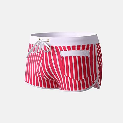 Muške kupaće trunke Brze suho ploče Shorts Swim deblice Striped Ljeto Kuća za odmor Kratke hlače Vintage Stretch kupaći odijelo