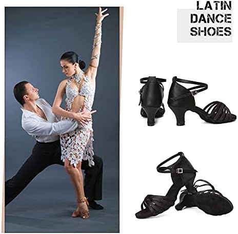 Hipposeus ženske latino plesne cipele satenske dvorane salsa plesne prakse Plesni plesni plesni sandles