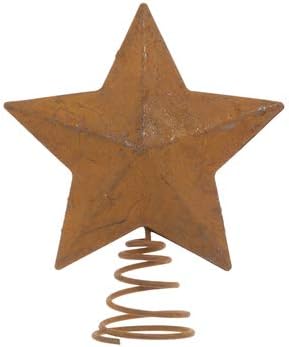 Rust mini metal star stakleni dekor