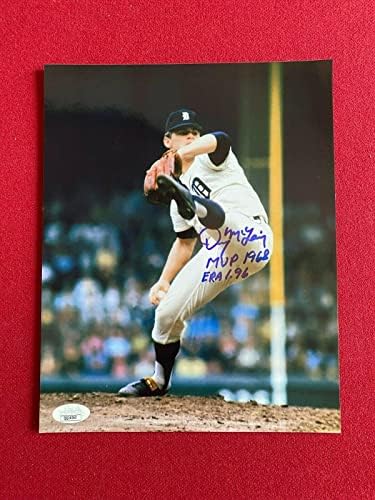 Denny McLain, autogramirani Ins. 8x10 Photo Tigers - autogramirani MLB fotografije