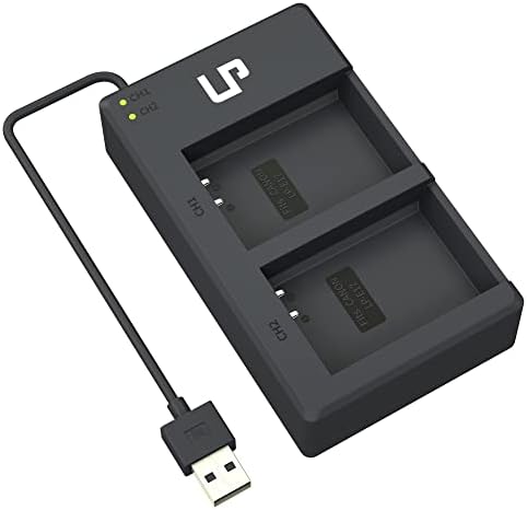 LP LP-E17 punjač za baterije, ugrađeni mikro-USB kabel Dual utor, kompatibilan sa Canon EOS RP, Rebel T7i,