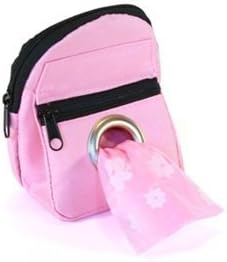 Torbica za POOCH-ružičasti ruksak dispenzer torbe za preuzimanje psećeg otpada