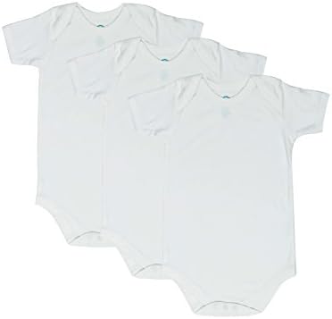 CBOBABY 4T 5T 6T Toddler BodySuit kratki rukav za kovertu na vratu 3-pakovanje
