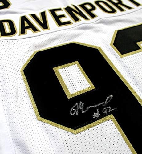 Marcus Davenport potpisao je autografiju New Orleans Saints Custom Jersey Tristar COA