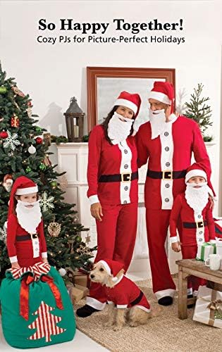 Pajamagram Family Božićne PJS Podudarni setovi - Porodična Božić Pidžama, St. Nick
